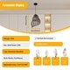 preview thumbnail 6 of 7, Hand-Woven Nulty Rattan Conch Chandeliers Brown Wicker Pendant - 9.85"