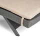 preview thumbnail 96 of 187, Salem Outdoor Wicker Adjustable Chaise Lounge with Cushion by Christopher Knight Home