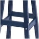 preview thumbnail 36 of 97, Laguna Hdpe All Weather Outdoor Patio 29" Round Bar Stool