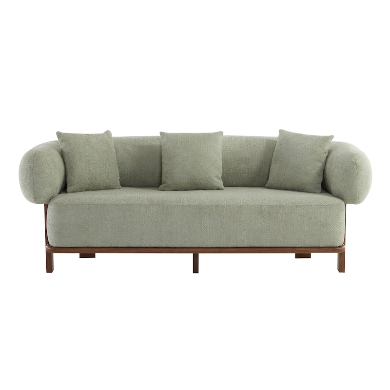 Christopher Knight Home - Oliver Wells Signature Round Arm Sofa