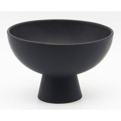 Black With Pedestal Base Bowl