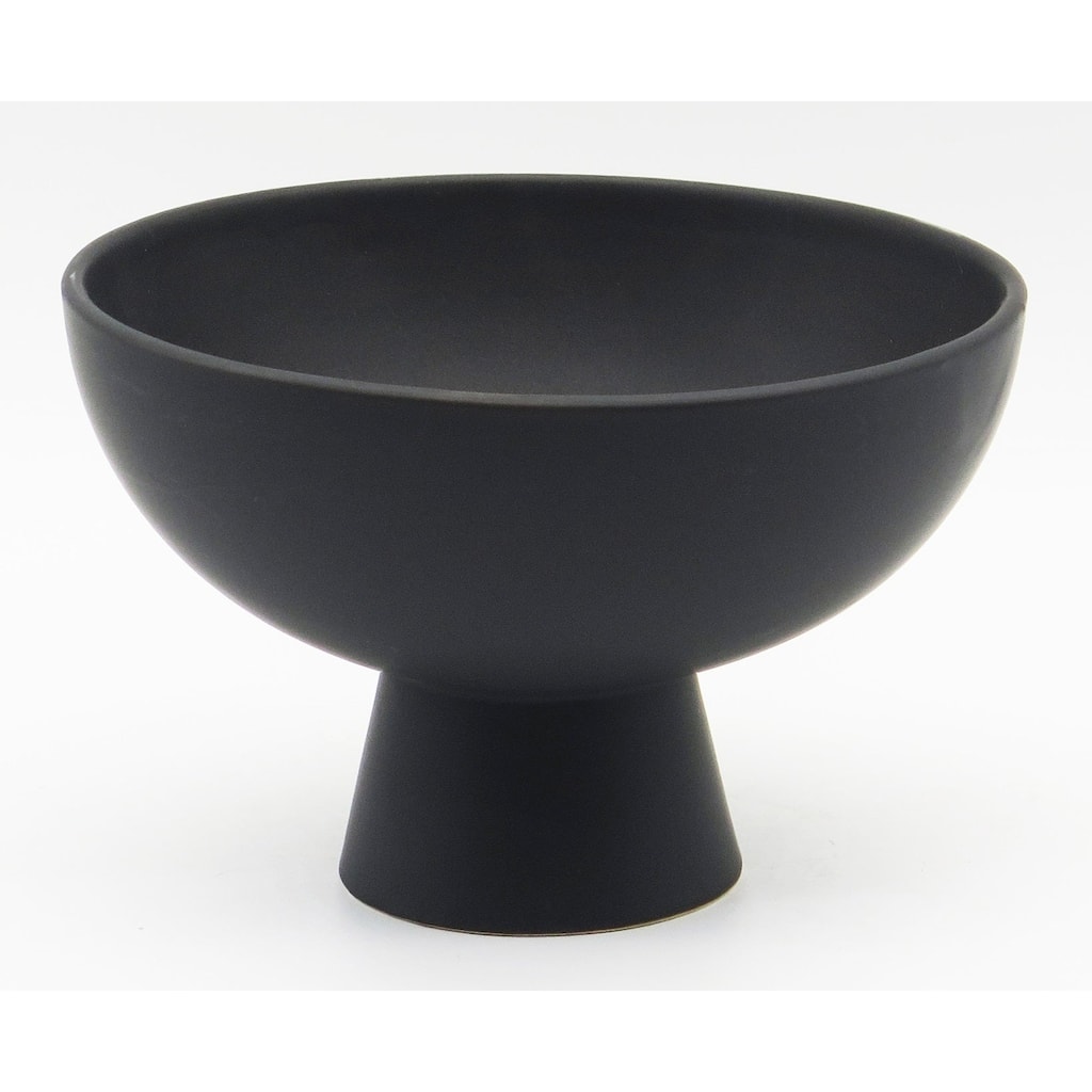 Black With Pedestal Base Bowl