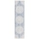 preview thumbnail 20 of 39, SAFAVIEH Handmade Ebony Dialita Medallion Wool Rug 2'3" x 9' Runner - Blue/Ivory - Runner