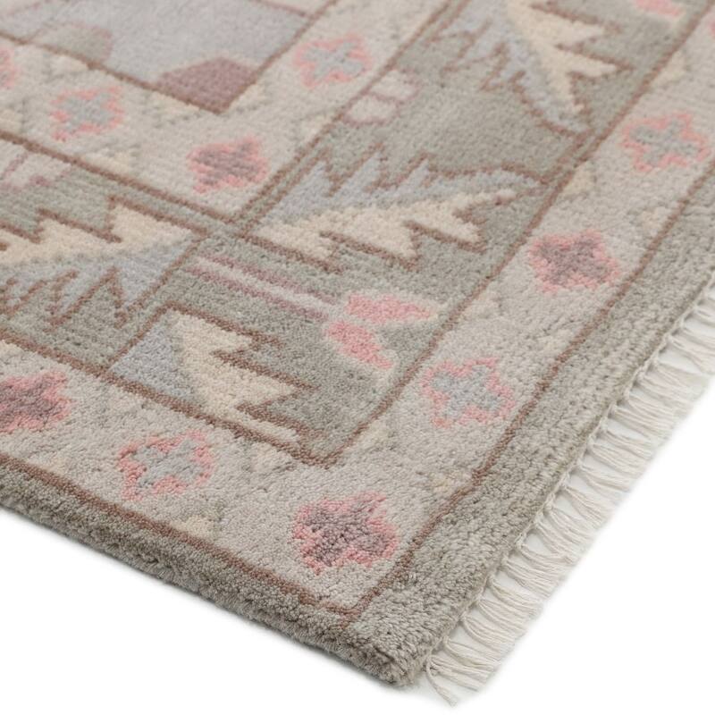 Overton Handmade Modern Contemporary Geometric Area Rug