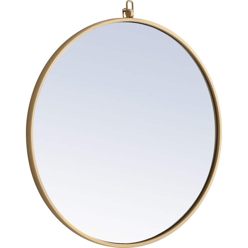 Elegant Lighting Eternity 24" Diameter Circular Metal Framed Wall