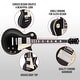 preview thumbnail 4 of 4, LyxPro 39 Inch SB Series Electric Guitar for Beginner