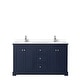 preview thumbnail 6 of 58, Avery 60 Inch Double Vanity, Cultured Marble Top