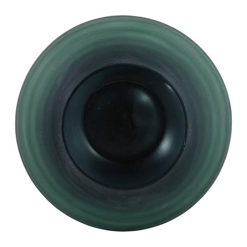 Glass Decorative Vase Modern Sleek Curved Silhouette Minimalist Design