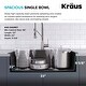 Thumbnail 5, KRAUS Forteza Granite 33 inch Undermount Drop-in Kitchen Sink. Changes active main hero.