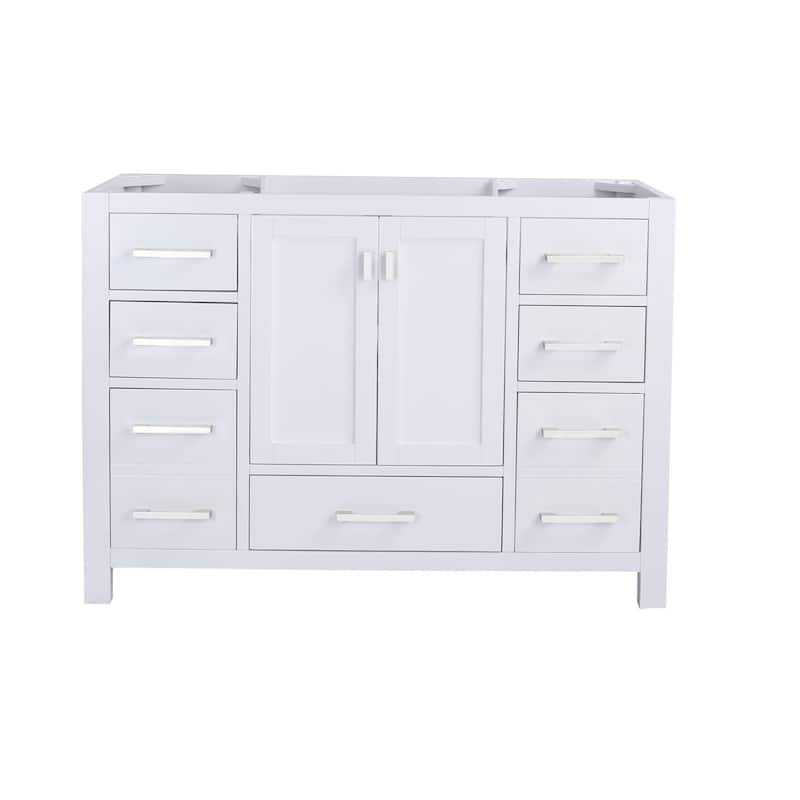 Miseno MV-48-313ANG-BASE Wilson 48" Single Free Standing Vanity - White