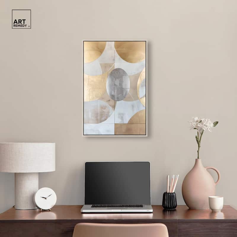 Golden Orb II Canvas by Art Remedy