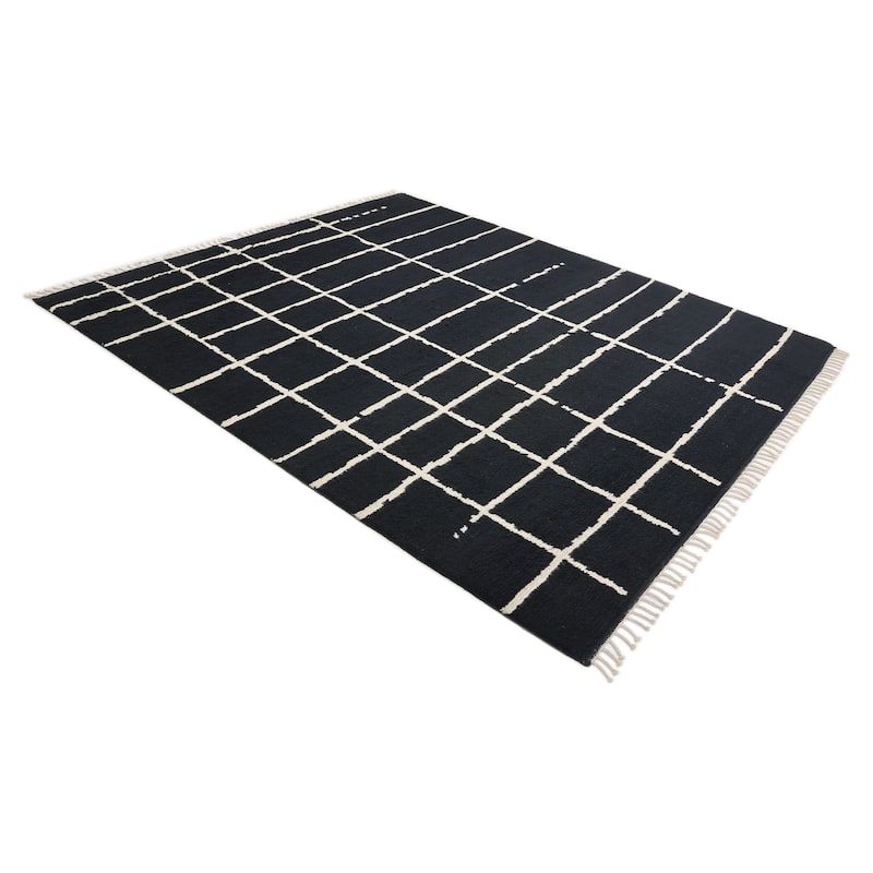 Overton Handmade Boho Moroccan Area Rug