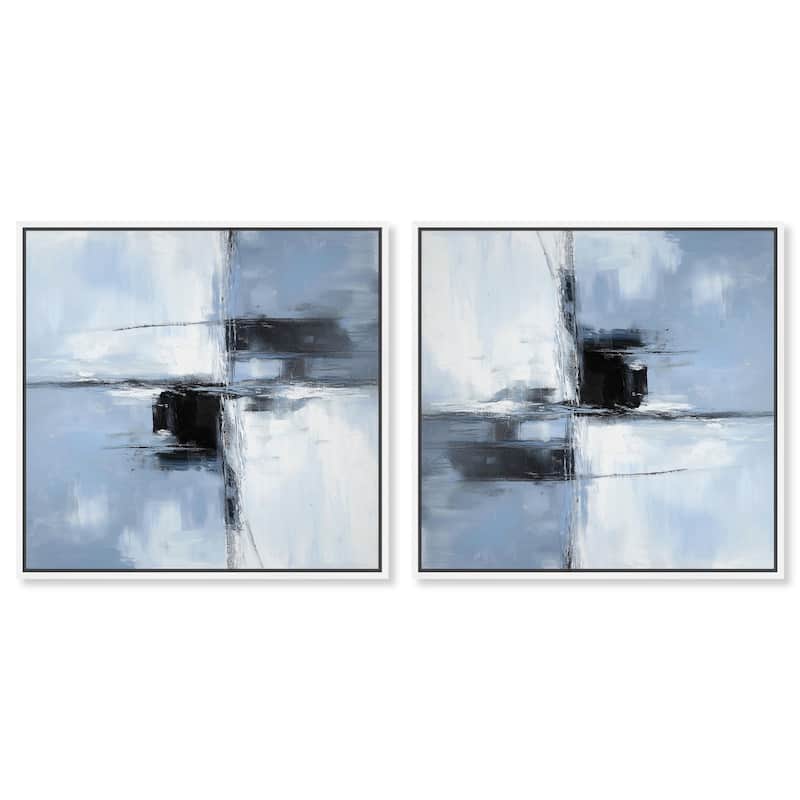 With Luxury Canvas by Art Remedy - 16" x 24" - White