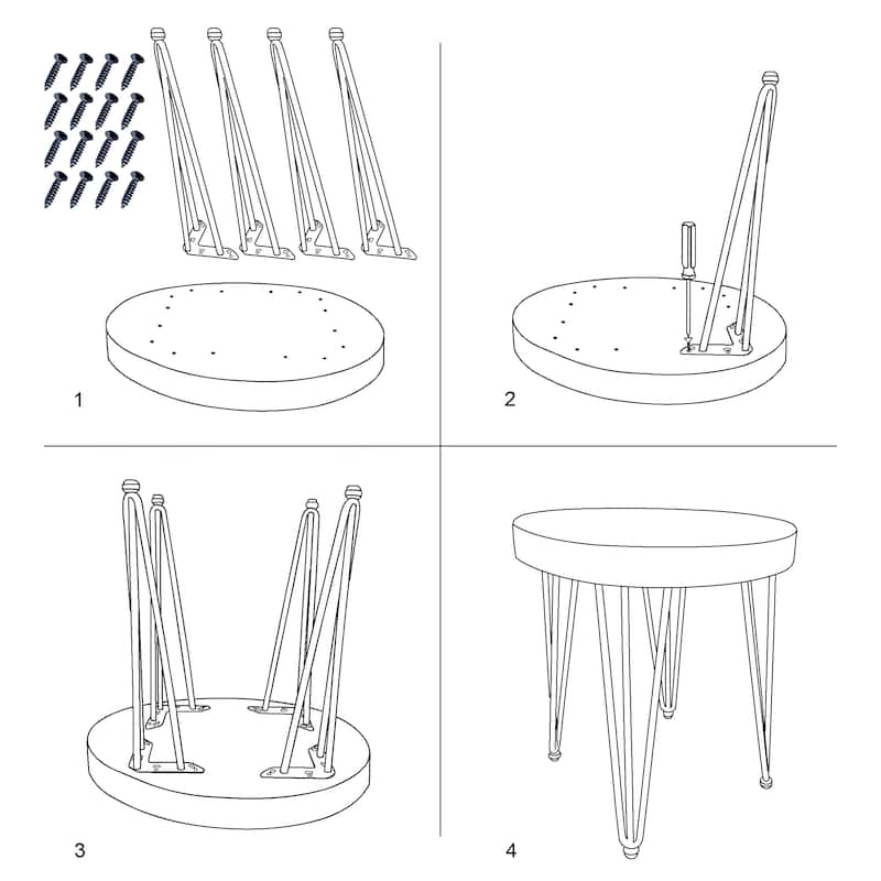 Natural Solid Wood Round End Table Coffee Table On Sale Bed Bath