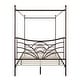 preview thumbnail 22 of 32, Clayfell Denver Metal Canopy Bed