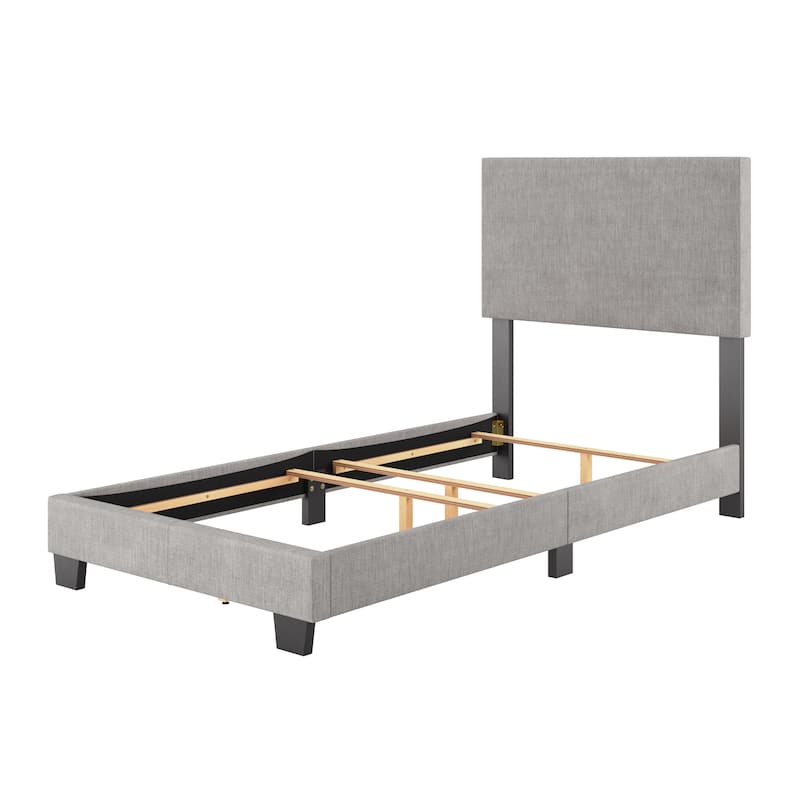 Celeste Modern Upholstered Bed, Box Spring Required