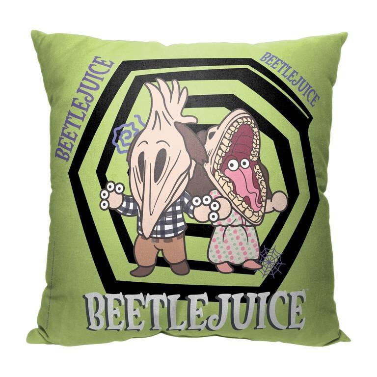 Warner Brothers Beetlejuice 18 Inch Throw Pillow