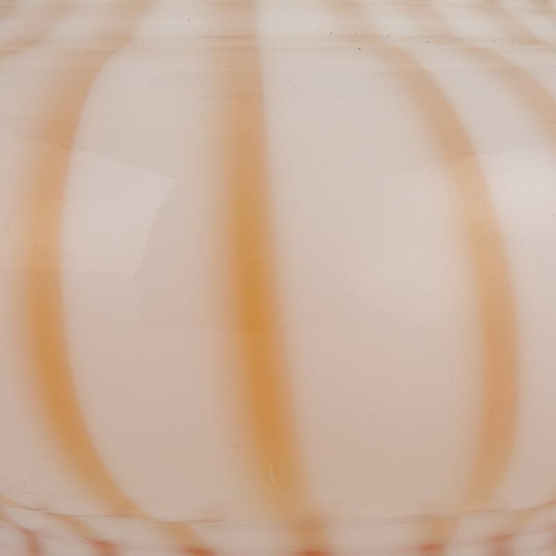 Sunbeam Striped Hand-Blown Art Glass Table Lamp