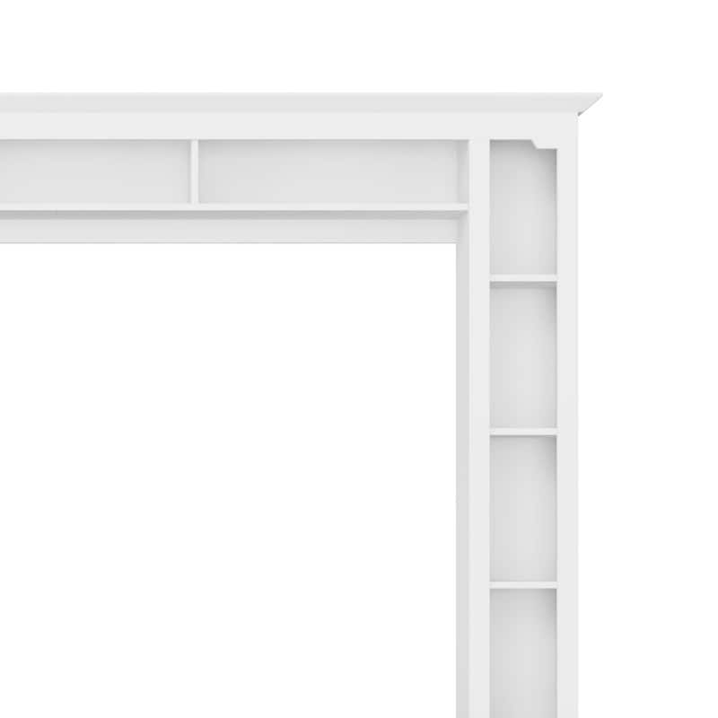 92" Modern 4-Piece Entertainment Center Wall Unit Media Console with Bookshelves for TVs Up to 80"