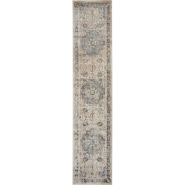 Porch & Den Traditional Bordered Medallion Area Rug