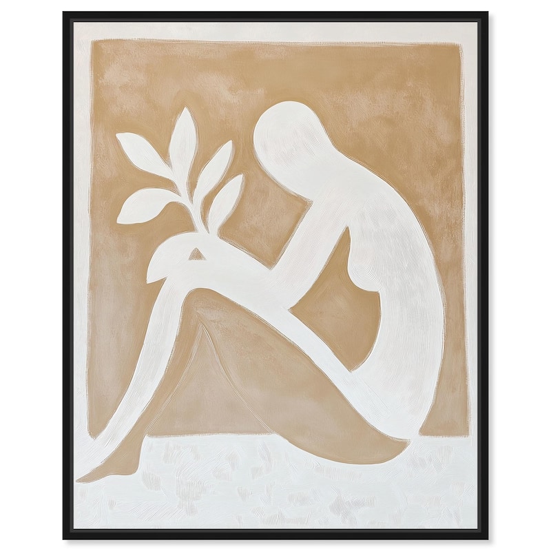 Pale Sentinel Canvas by Art Remedy - 24" x 30" - Black