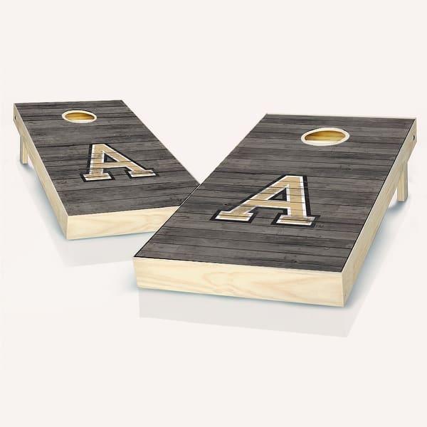 slide 2 of 9, Army Black Knights Distressed Outdoor Cornhole Board Set NO Accessories