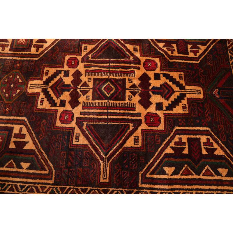 ECARPETGALLERY Hand-knotted Teimani Beige, Brown Wool Rug - 3'9 x 6'0