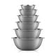 preview thumbnail 17 of 19, JoyJolt Stainless Steel Food Kitchen Mixing Bowl - Set of 6 - .5QT .75QT 1.5 QT 3QT 4QT 5QT
