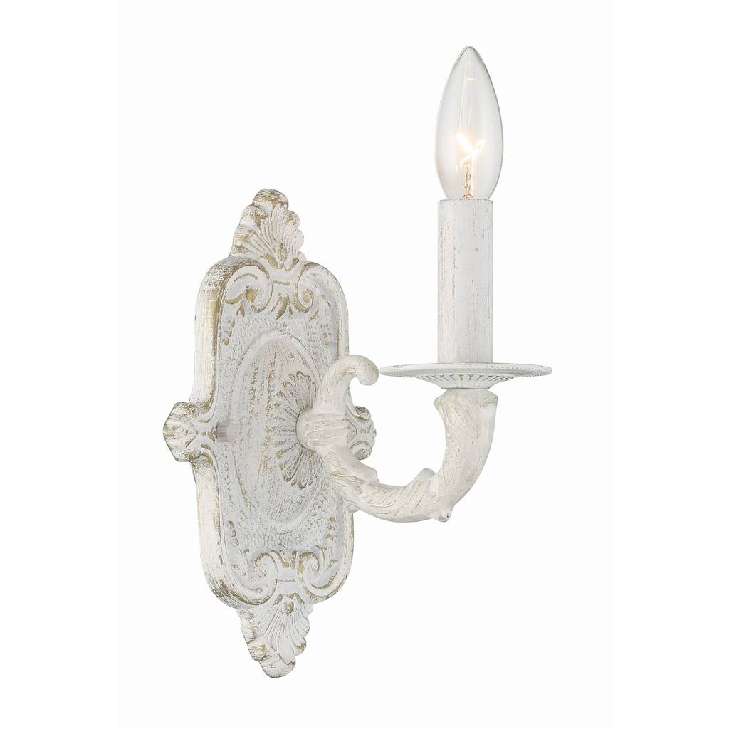 Crystorama Lighting Group Paris Flea Market Single Light 15" High Wall