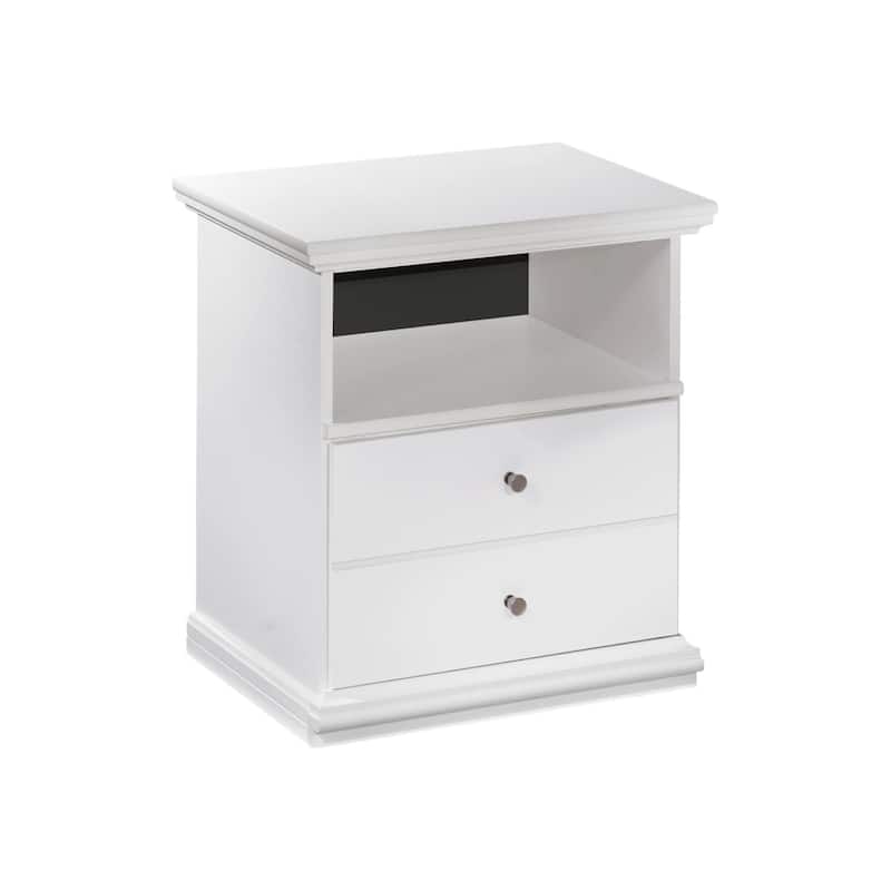 Signature Design by Ashley Bostwick 1-drawer White Nightstand