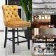 preview thumbnail 31 of 56, Contemporary Tufted Velvet Upholstered Counter Bar Stools Set of 2
