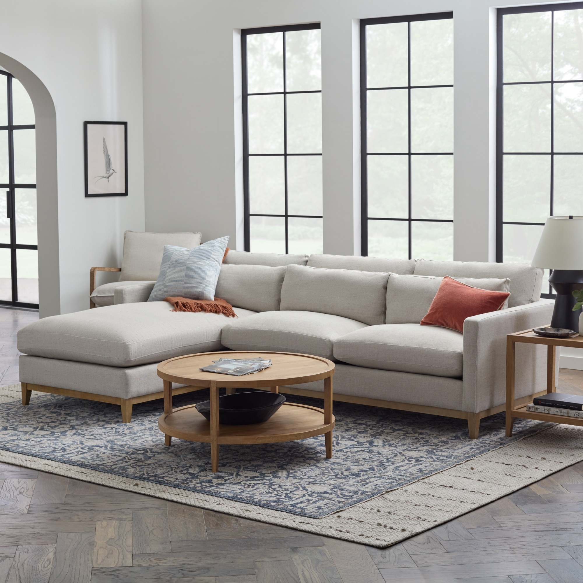 New Heights Ellsworth L-Shape Sectional Sofa - Bed Bath & Beyond