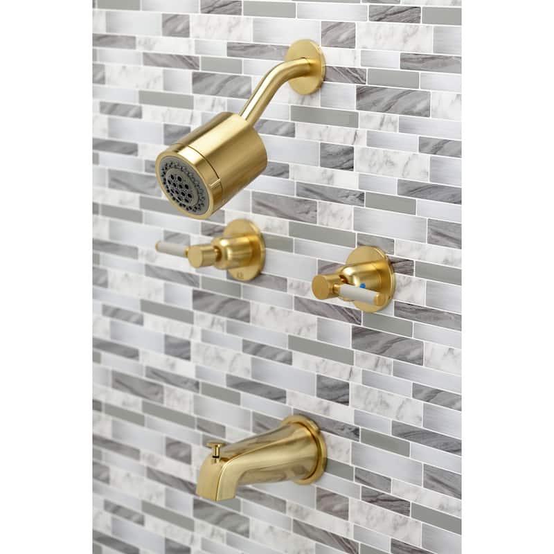 Kingston Brass Kaiser Two-Handle Tub and Shower Faucet