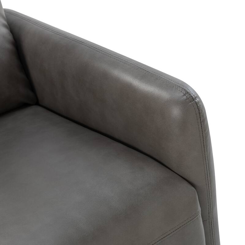 Lyle Manual Swivel Recliner with Metal Base