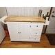 3-drawer Drop Leaf Kitchen Cart