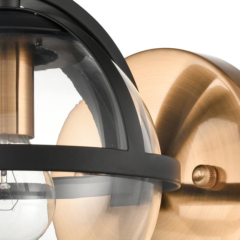 Elk Home Davenay Multiple Finishes With Clear Glass 2 Light Vanity Light