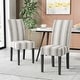 preview thumbnail 5 of 61, Christopher Knight Home Pollards Upholstered Dining Chairs (Set of 2)