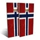 preview thumbnail 9 of 7, Norway Flag Outdoor Cornhole Board Set All-Weather 2x4 - Include ALL Accessories