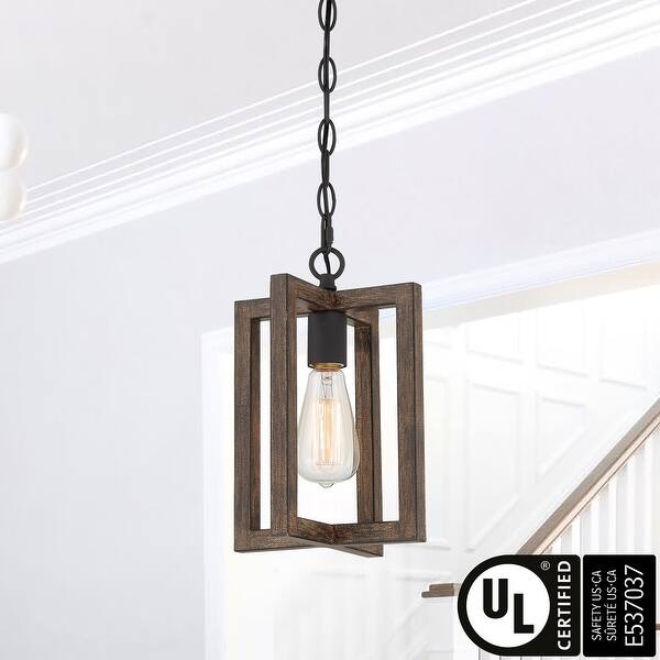 slide 2 of 25, Modern Farmhouse 1-light Geometric Kitchen Island Pendant Lighting - 8 in. D