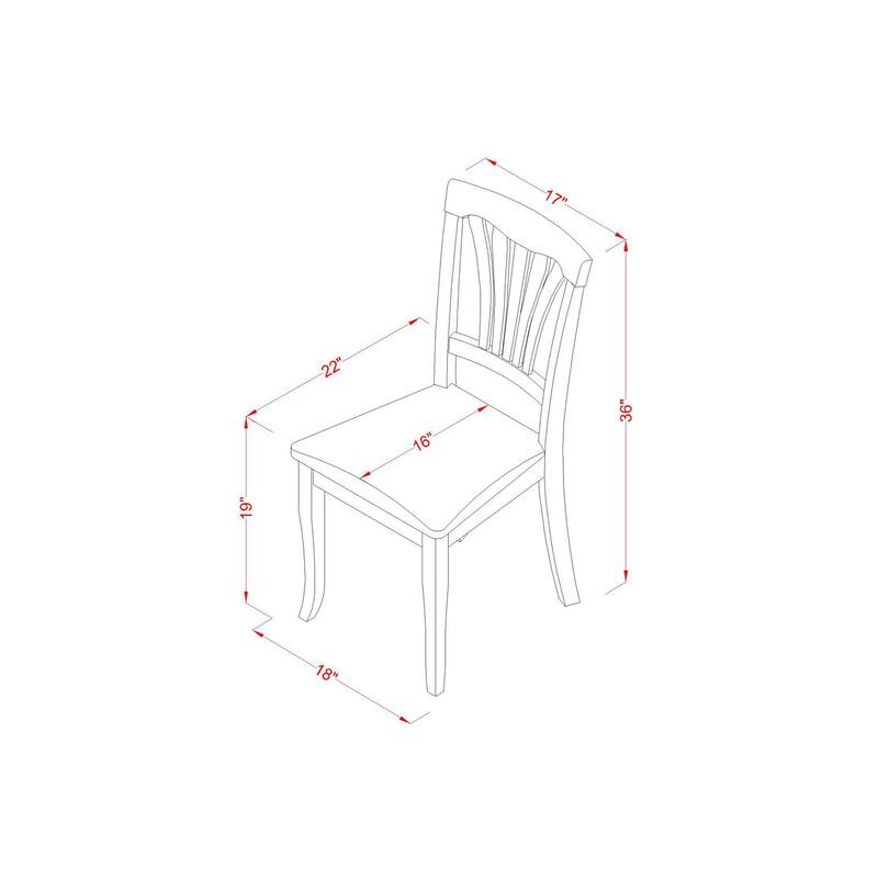 Luxury Dining Table Set - Kitchen Table with Chairs - 7 Piece Rectangle Table Set