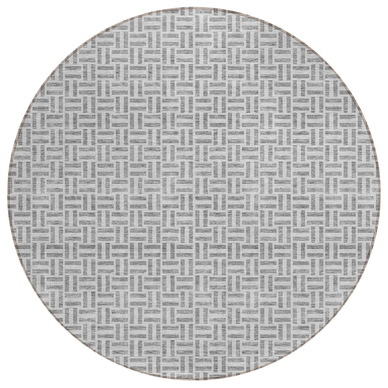 Machine Washable Indoor/ Outdoor Chantille Contemporary Casual Rug
