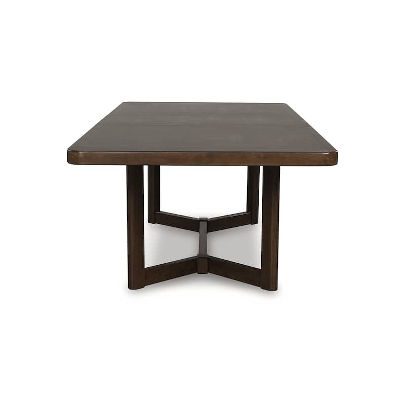 Signature Design by Ashley Kendamor Dark Brown Dining Extension Table - 46.13" W x 108" D x 29.75" H