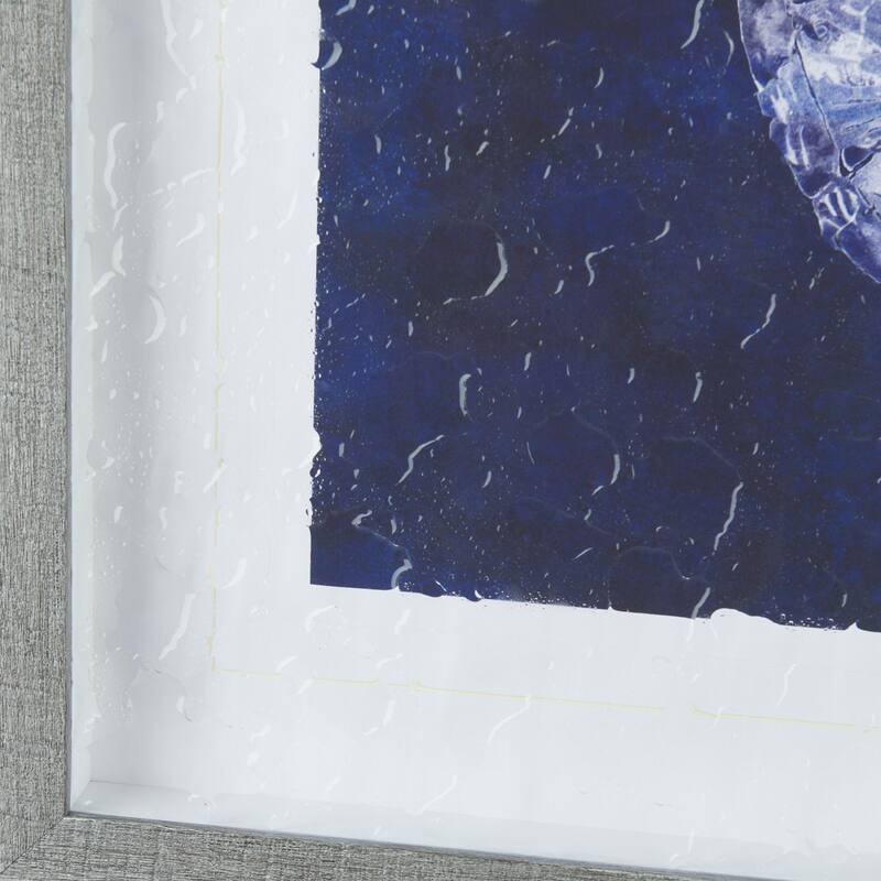 Sea Turtle Shadow I Framed Art Print