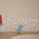 preview thumbnail 1 of 2, Walplus Colorful Butterfly Flower Skirting Wall Sticker with Swarovski Crystals Nursery Decor