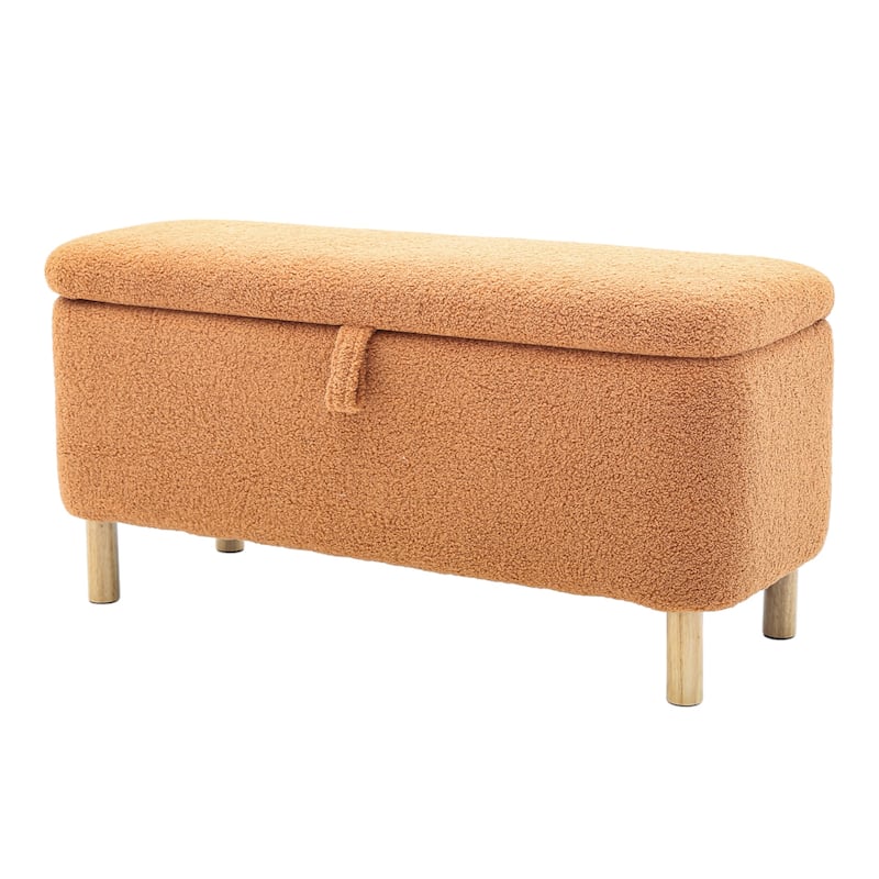 39'' L Upholstered Storage Ottoman Bench