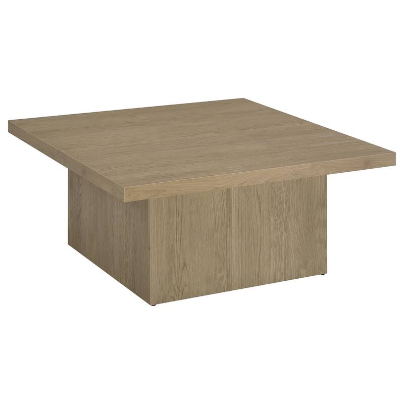 Devar Square Engineered Wood Coffee Table - Latte