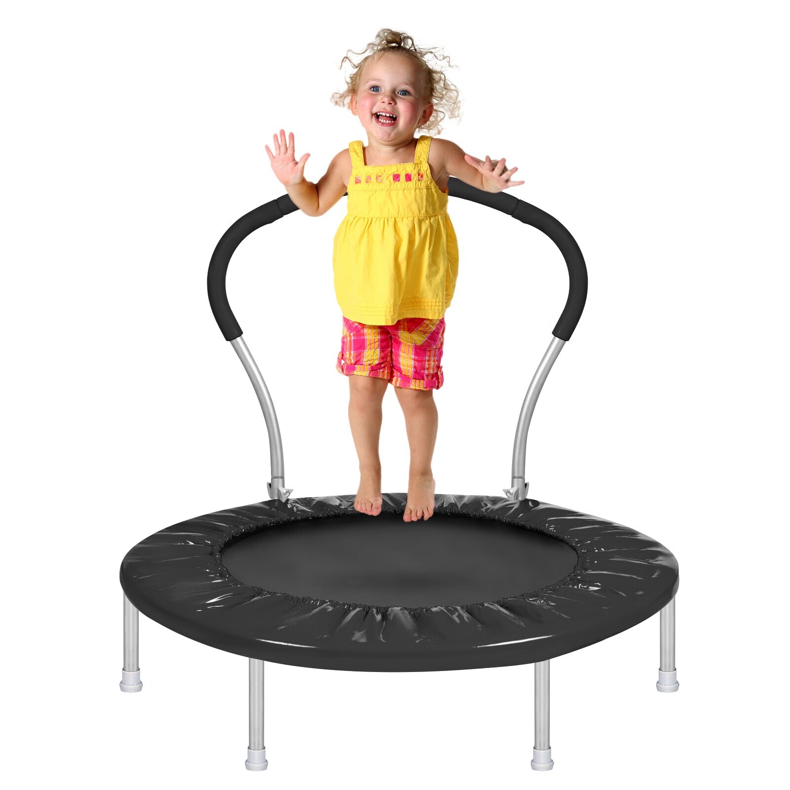 Prøve så Marvel 36 inch Kids Trampoline for Toddlers with Handle, Indoor Mini Trampoline  for Kids - On Sale - - 37774606