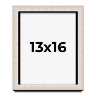 13x16 Shadow Box Frame Silver Real Wood Contemporary Shadowbox Display ...