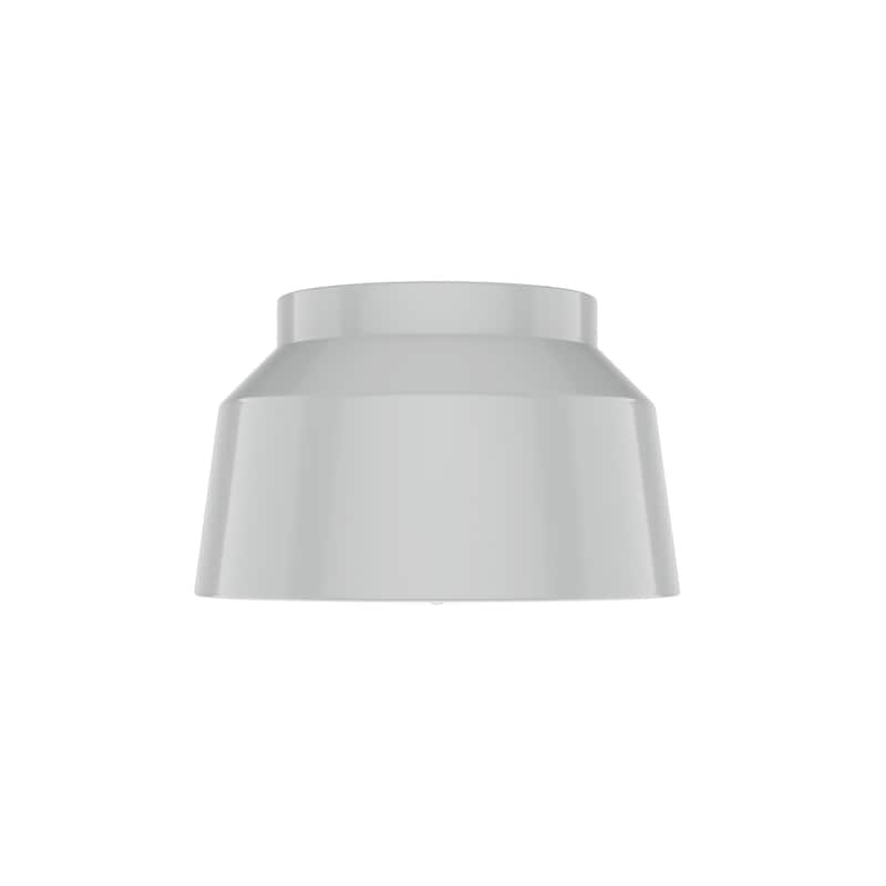Hunter Cranbrook 1-Light Flush Mount Ceiling Light - Bathroom, Office, Hall, Kitchen - Mid-Century Modern - Damp Rated!