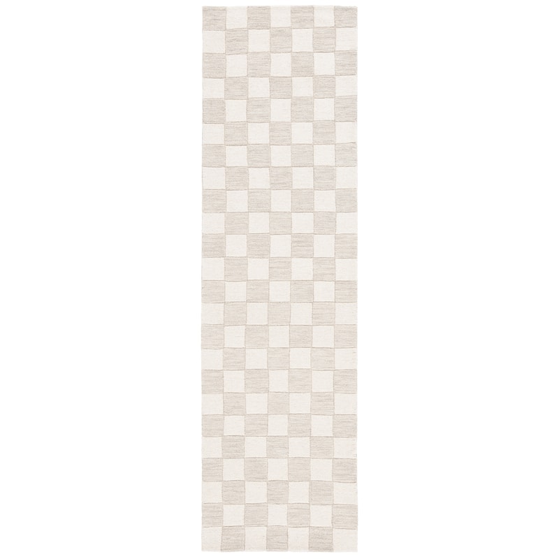 SAFAVIEH Handmade Martha Stewart Collection Berthild Checkered Wool Rug